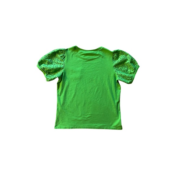 Tommy Hilfiger Green Tee with Eyelet Detail & Pocket-Size Small - Picture 4 of 4